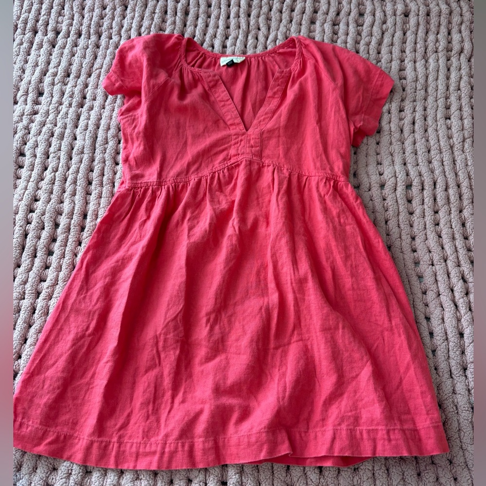 Pink Short Sleeve Dress